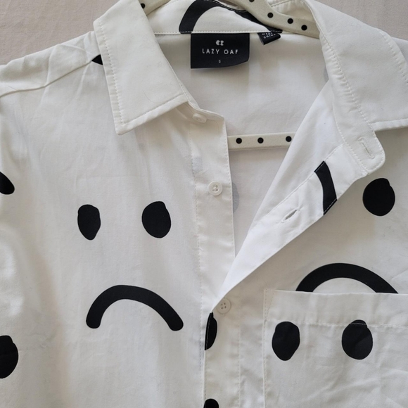 Lazy Oaf x Happy Long Sleeve Button up - Picture 4 of 4